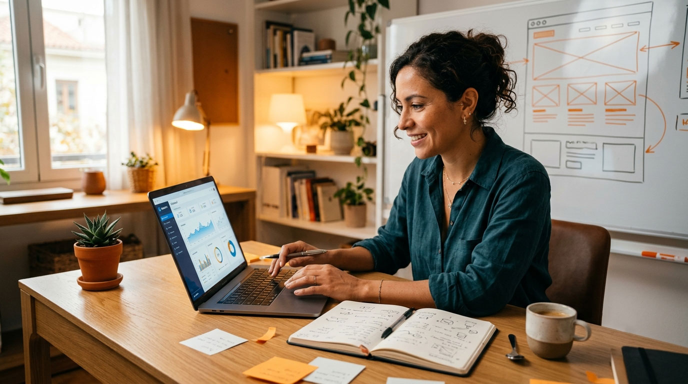 emprendedora-trabajando emprendedora-trabajando